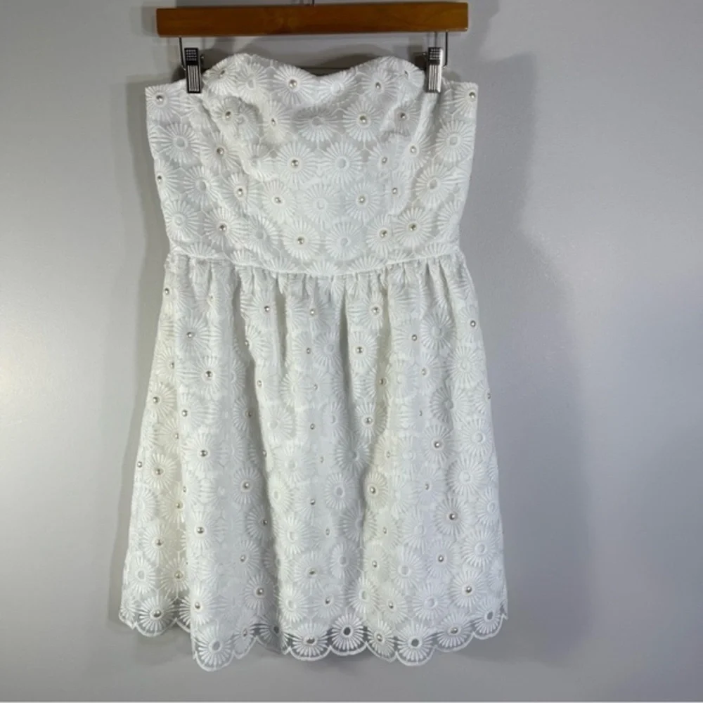 Lilly Pulitzer Payton White Pinwheel Dress Size 6 Color White - Picture 2 of 11